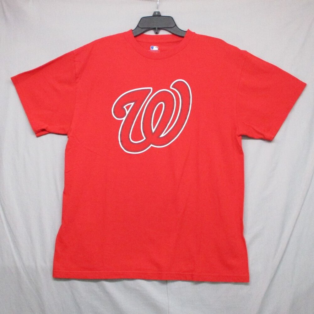 Genuine Merchandise Nationals Front LOGO T-Shirt Red | Men‎ Size | L